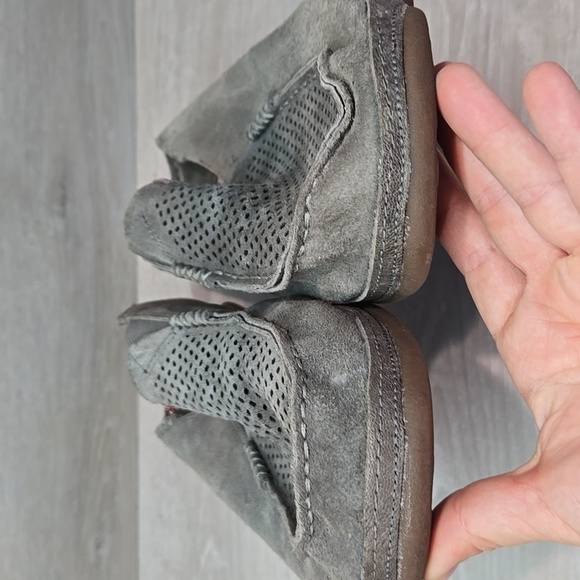 Olukai Men's Moloa Kohana Leather Gray Loafers Slip On Shoes Sz 11.5 - Picture 4 of 15